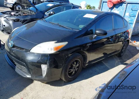 2013 Toyota Prius Two z USA, uszkodzony, nr VIN JTDKN3DU7D0347565